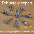 Vis de toiture Tek Screw Ruspert Boulons